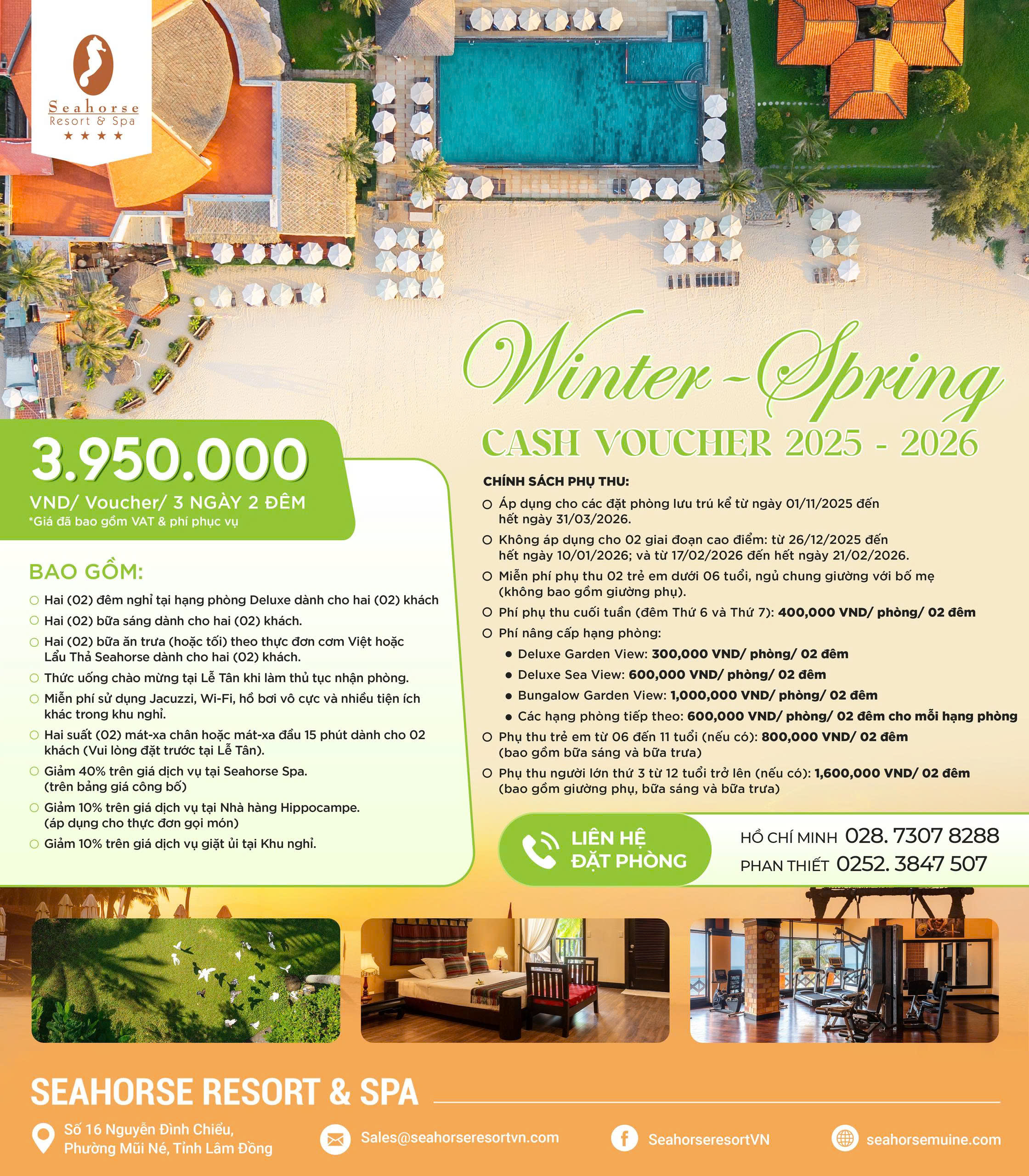 Winter-Spring CASH VOUCHER 2025 - 2026 - Combo 03 ngày 02 đêm 